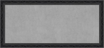 Amanti Art Black Framed Magnetic Board 24x52 Oversize Vision Board by AmantiArt