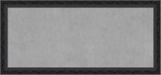 Amanti Art Black Framed Magnetic Board 24x52 Oversize Vision Board by AmantiArt