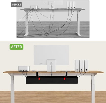 KEEGH Large 36" Under Desk Cable Management Tray - Image 7