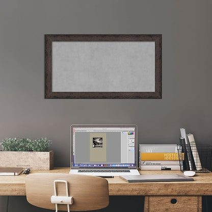 Amanti Art Black Framed Magnetic Board 15x27 Small Vision Board - Image 6