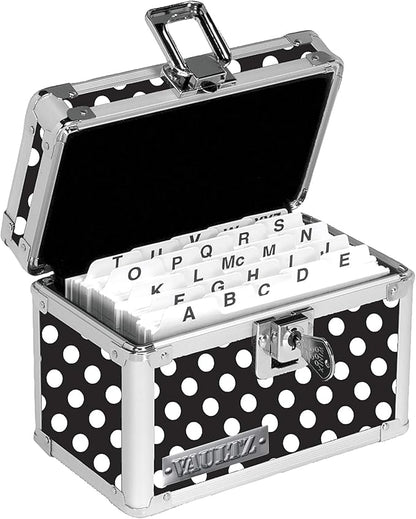 Vaultz Locking Index Card File Box - Image 3