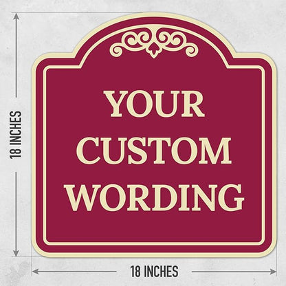 Custom Decorative Sign, Personalized Metal Sign - Image 3