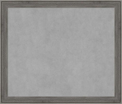 Amanti Art Grey Framed Magnetic Board 23x27 Medium Vision Board by AmantiArt