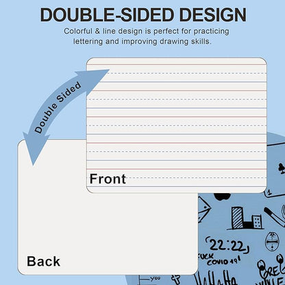 24 Pack Dry Erase Boards, Education Teacher Classroom, Mini Portable Learning - Image 2