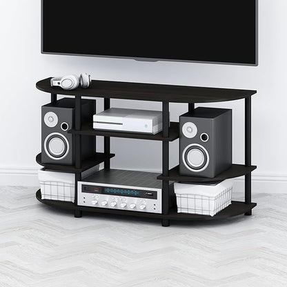 Furinno TOMI TV Stand, Corner Entertainment Center, TV Console - Image 5