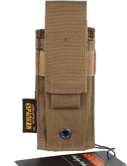 EXCELLENT ELITE SPANKER Molle Single/Double Pistol Mag Pouch Tactical Magazine by EXCELLENTELITESPANKER