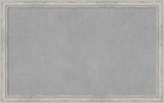 Amanti Art Silver Framed Magnetic Board 27x43 Large Vision Board by AmantiArt
