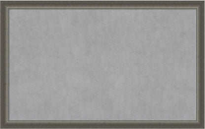 Amanti Art Silver Framed Magnetic Board 27x43 Large Vision Board by AmantiArt