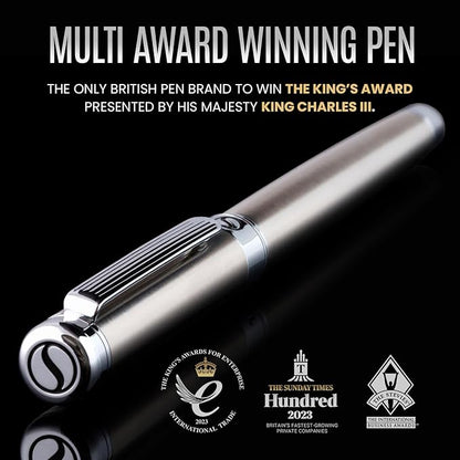 Scriveiner Stainless Steel Fountain Pen - Image 2