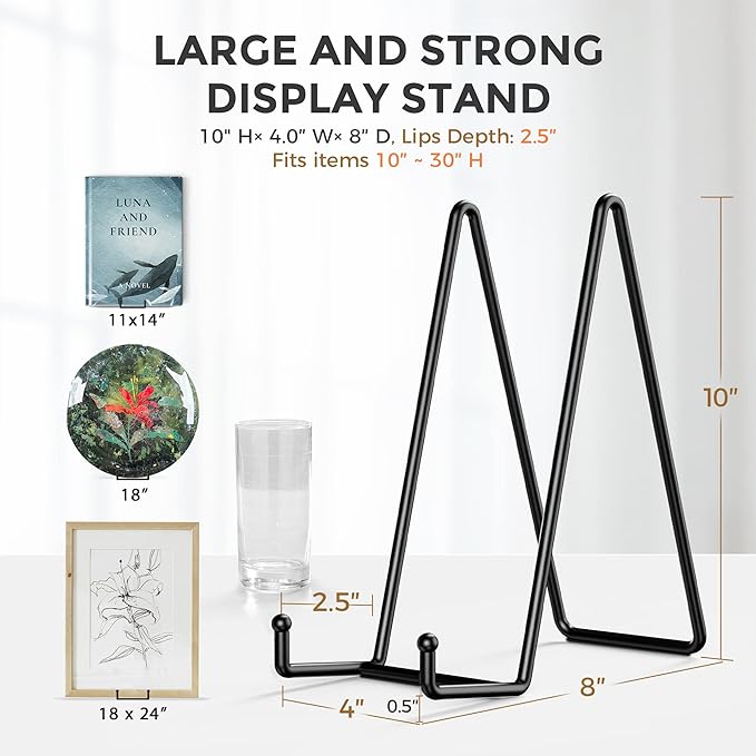 TR-LIFE 10 Inch Large Plate Stands - Image 2
