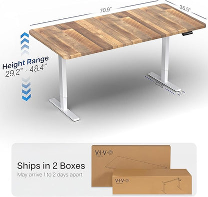 VIVO Electric 71 x 36 in Standing Desk, Memory Height Adjustment, 1B Series - Image 3