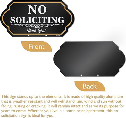 No Soliciting Sign for House - Image 7