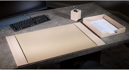 Dacasso Bonded Set Luxury Leather Desk Pad & Desk Organization Essentials - Image 2