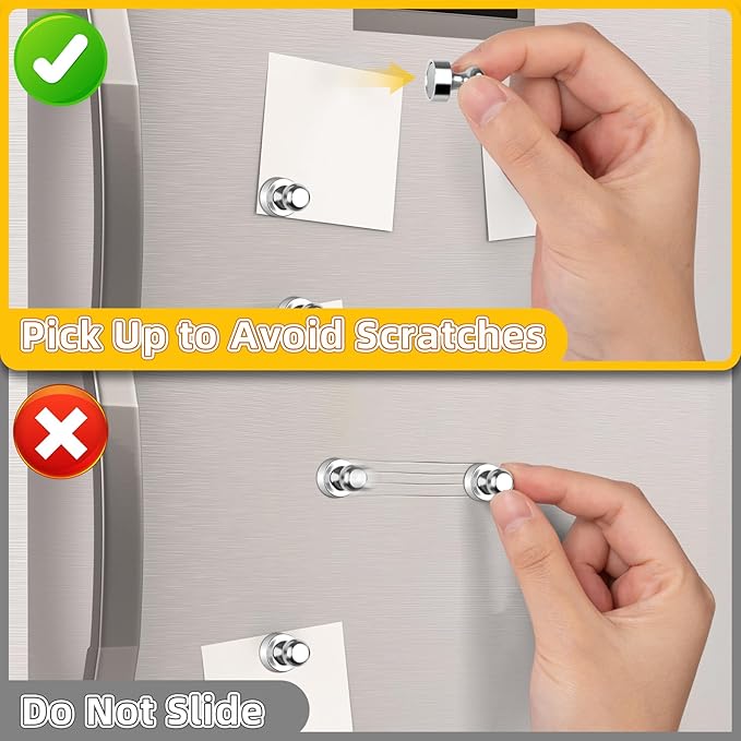 VNDUEEY 40Pcs Fridge Magnet, Refrigerator Magnets Adults, Small Strong Magnets - Image 4