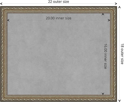 Amanti Art Silver Framed Magnetic Board 18x22 Small Vision Board - Image 4