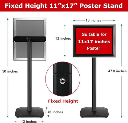 VAIIGO 3 Pack Heavy Duty Sign Holder Stand 11x17 Inch - Image 3