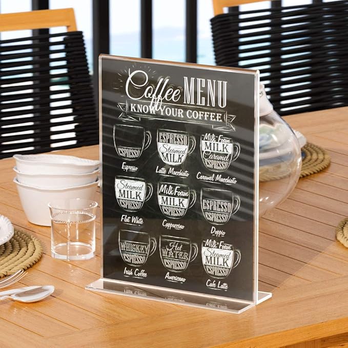 NIUBEE 3 Pack Acrylic Sign Holder 8.5 x 11 - Image 7