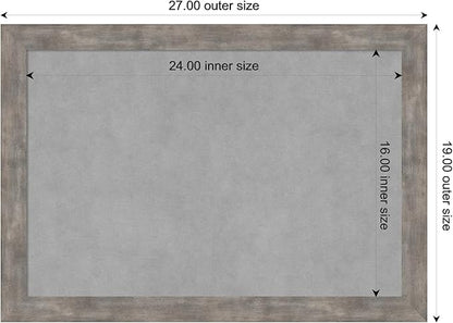 Amanti Art Silver Framed Magnetic Board 19x27 Medium Vision Board - Image 3