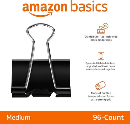 Amazon Basics Sturdy Binder Clips - Image 2
