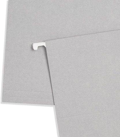 25 Blue Summit Supplies Grey Hanging File Folders Letter Size - Image 7