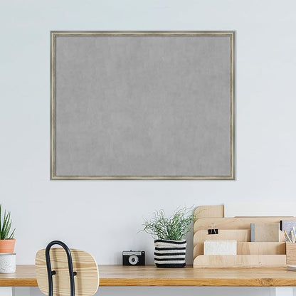 Amanti Art Silver Framed Magnetic Board 34x42 X-Large Vision Board - Image 5