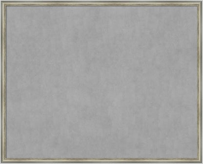 Amanti Art Silver Framed Magnetic Board 34x42 X-Large Vision Board by AmantiArt