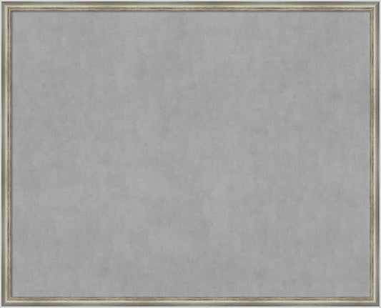 Amanti Art Silver Framed Magnetic Board 34x42 X-Large Vision Board by AmantiArt