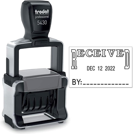 Trodat 5430 Professional Self-Inking Date Stamp by Maxmark