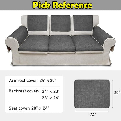 Couch Arm Covers, Waterproof Armrest Cover - Image 6