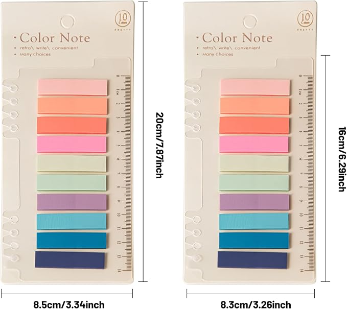 Golcellia Sticky Tabs Book Index Tabs, Page Tabs, Page Markers 1200 Pieces - Image 2