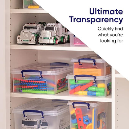 Superio Storage Bins with Lids, Stackable Totes, BPA Free, Odor Free, Organizer - Image 8