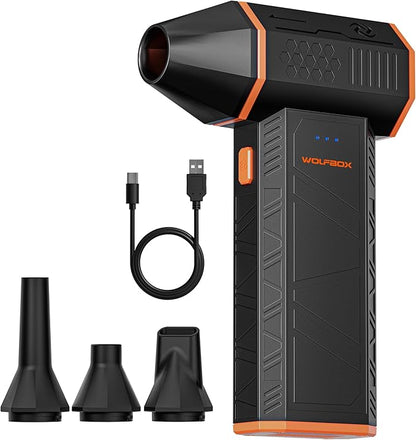 WOLFBOX MF50 Compressed Air Duster-110000RPM Super Power Electric Air Duster by WOLFBOX