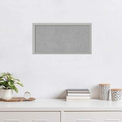 Amanti Art Silver Framed Magnetic Board 14x26 Small Vision Board - Image 5