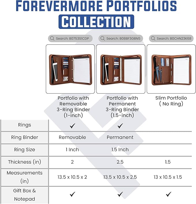 Forevermore Portfolios Padfolio Binder - Image 7