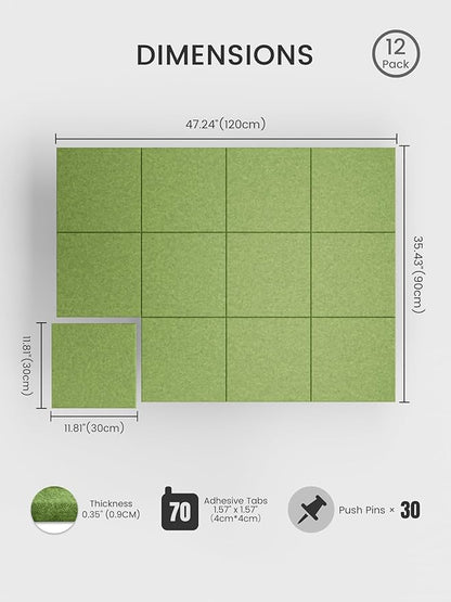 Bumusty Large Cork Board 47"x35" Alternative - Image 2