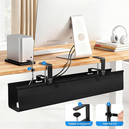 Under Desk Cable Management Tray - Image 3