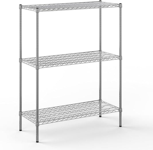 Regal Altair 18" Deep x 42" Wide x 54" Height Wire Shelving Kit | 3-Tier | NSF by Regal+Altair