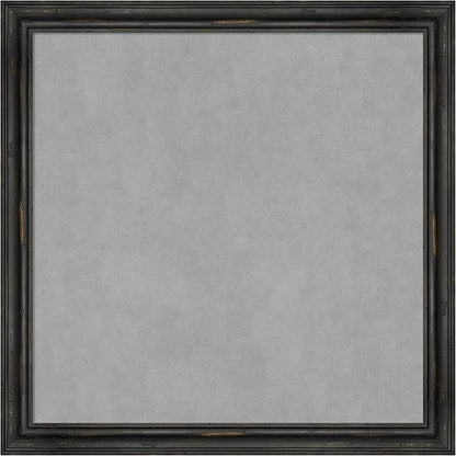 Amanti Art Black Framed Magnetic Board 27x27 Medium Vision Board by AmantiArt