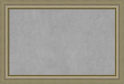 Amanti Art Silver Framed Magnetic Board 25x37 Large Vision Board by AmantiArt