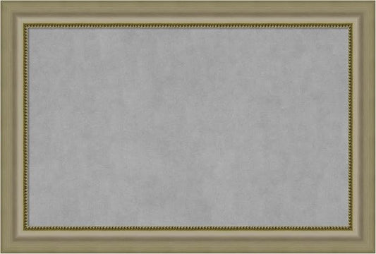 Amanti Art Silver Framed Magnetic Board 25x37 Large Vision Board by AmantiArt