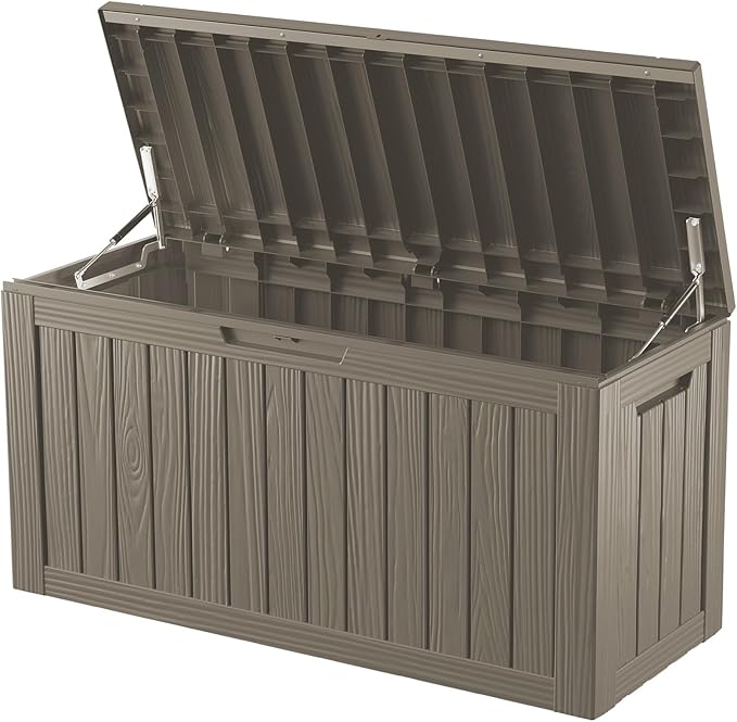 Decksplore Outdoor Storage Box Waterproof, Lockable Resin 80 Gallon Deck Box by Decksplore%E2%80%94BuiltforOutdoor