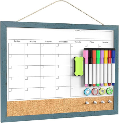 Whiteboard Calendar & Corkboard by Tankee