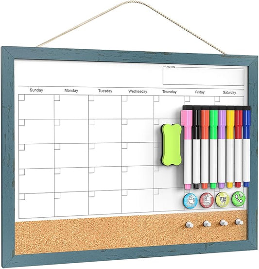 Whiteboard Calendar & Corkboard by Tankee
