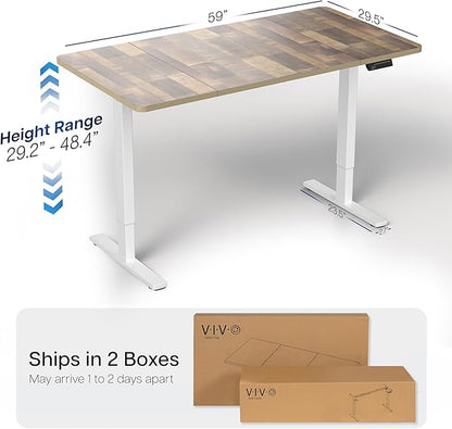 VIVO Electric 60 x 30 in Standing Desk, Memory Height Adjustment, 1B Series - Image 3