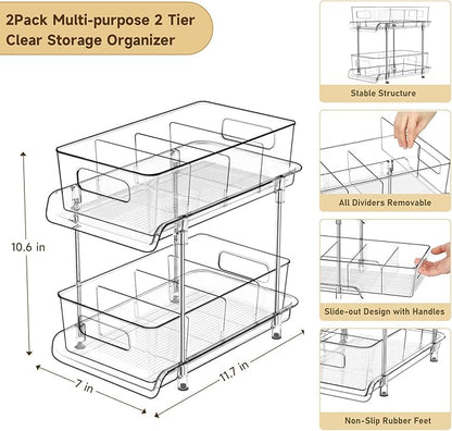 HIHEGD 2-Tier Bathroom Organizer - Image 3