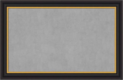 Amanti Art Black Framed Magnetic Board 30x46 Large Vision Board by AmantiArt