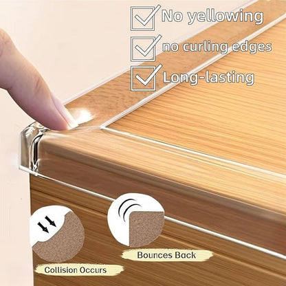 Clear Self Adhesive Edge, 1.18in Width x118.2in Length, Self-Adhesive Table - Image 3
