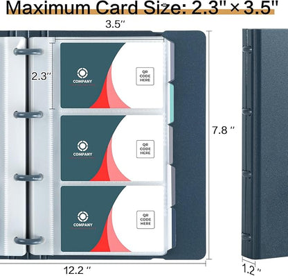 deli Business Card Book Holder, Business Card Organizer, Name Card Book Holder - Image 7