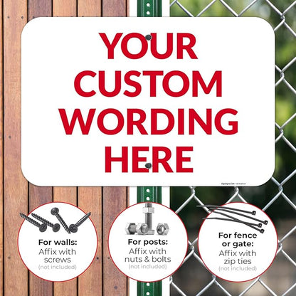 Custom Sign, Personalized Metal Signs, Customize - Image 4