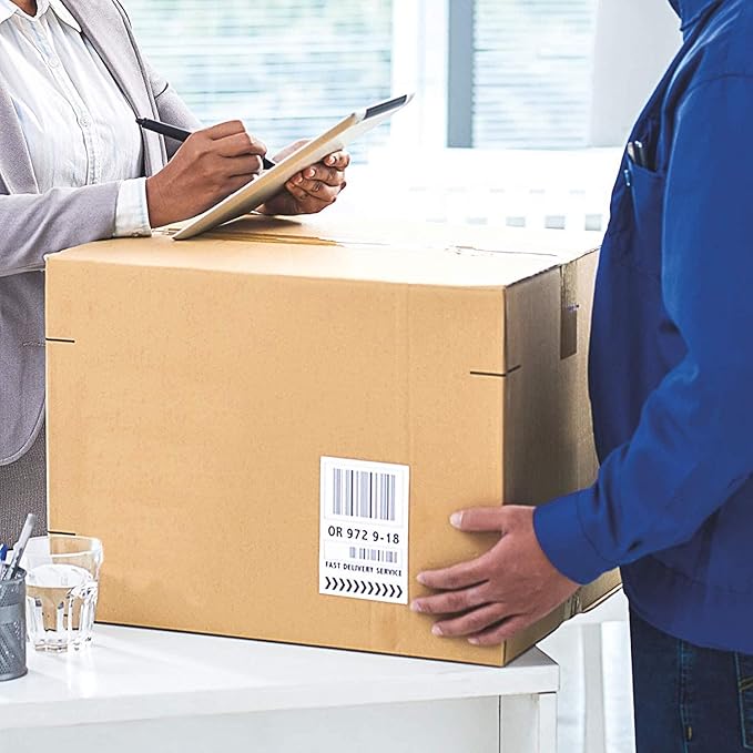 BESTEASY 16000 Round Corner Half Sheet Self Adhesive Shipping Labels - Image 7